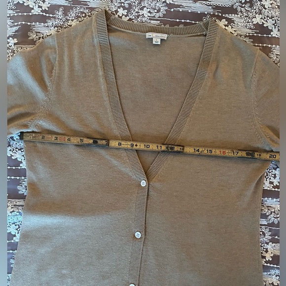 GAP Women's Beige Wool Blend Button-Up Cardigan - Picture 5 of 6